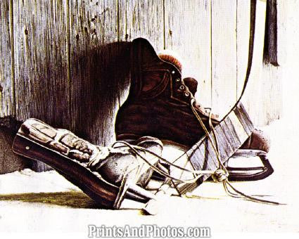 STICK & SKATES Great HOCKEY Print 0771 STICK & SKATES Great HOCKEY Print 0771
