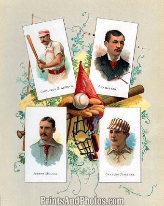 Allen & Ginter COMISKEY Print 0773