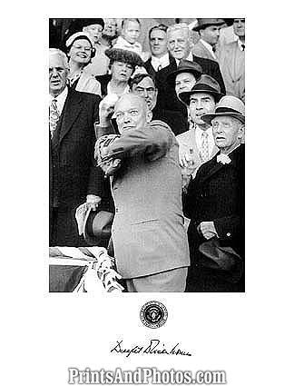 President DWIGHT EISENHOWER Pitch 0784
