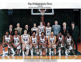 SIXERS 77-78  w/ Julius Erving 0807