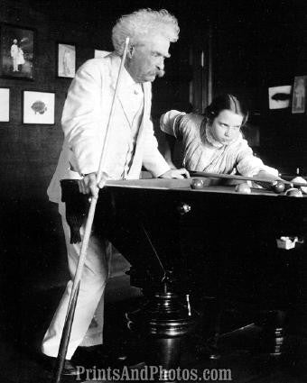 Author MARK TWAIN Billiards  0838 Author MARK TWAIN Billiards  0838