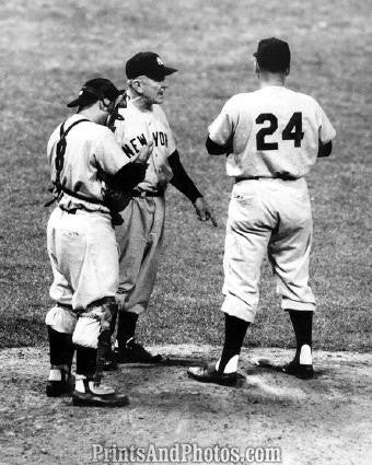 Yankees STENGEL & BERRA 0847