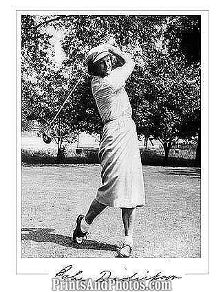 BABE DIDRIKSON Signature Print 0884 BABE DIDRIKSON Signature Print 0884