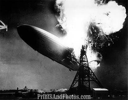 HINDENBURG German Blimp Crash 0919