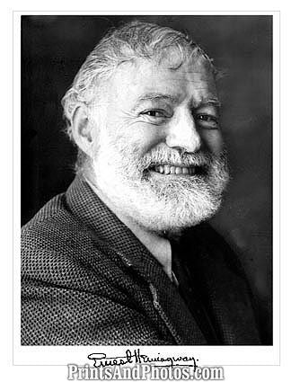 ERNEST HEMINGWAY Signature 0928