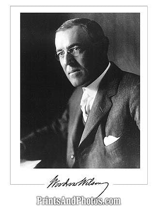 WOODROW WILSON Signature  Print 0940 WOODROW WILSON Signature  Print 0940