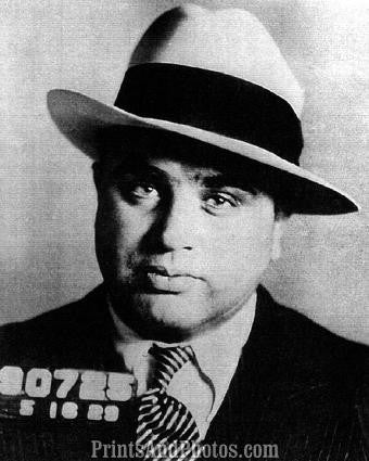 Chicago Mobster AL CAPONE Mugshot 0983