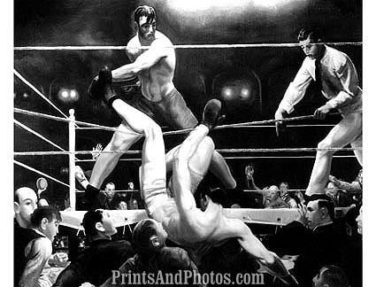 Boxing Print DEMPSEY VS FIRPO 1059 Boxing Print DEMPSEY VS FIRPO 1059