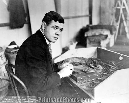 Yankees BABE RUTH Rolling CIGAR  1078