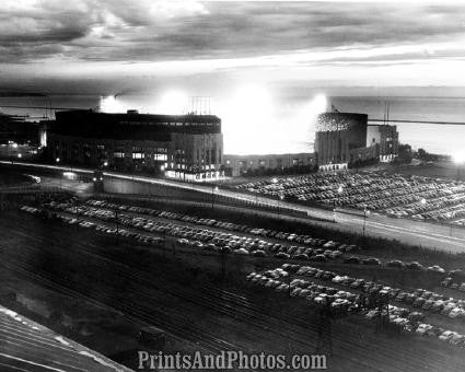 CLEVELAND Municipal Stadium Night  1089 CLEVELAND Municipal Stadium Night  1089