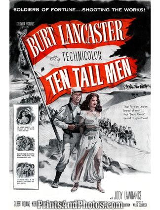 BURT LANCASTER 10 Tall Men  1146