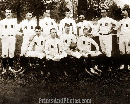 Notre Dame 1888 Football  1183 Notre Dame 1888 Football  1183
