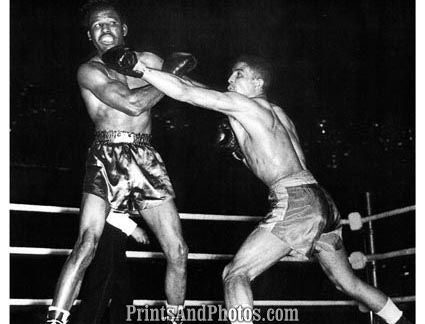 BOXER Ray Robinson Turpin 51  1188