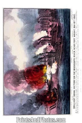 CIVIL WAR  NAVAL Victory Print 1213