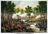 CIVIL WAR Spotsylvania Battle PRINT 1263