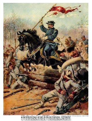 CIVIL WAR Sheridan at Five Forks Ogden 1268