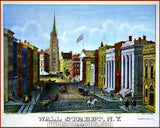 Wall Street Circa 1847 Great PRINT 1300