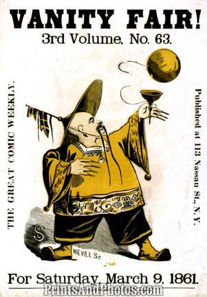 VANITY FAIR Cover Print 1861 1313 VANITY FAIR Cover Print 1861 1313