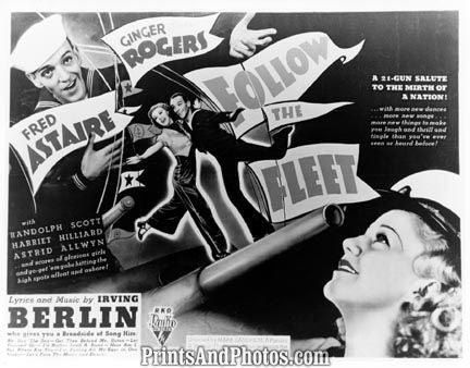 Rogers Astaire FOLLOW THE FLEET  1332