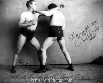 Boxing JAMES CORBETT 1897  1386 Boxing JAMES CORBETT 1897  1386