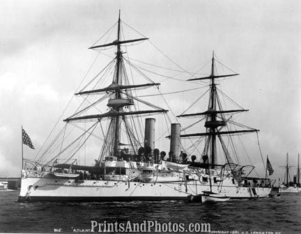 Navy Ship 1891 USS ATLANTA 1485