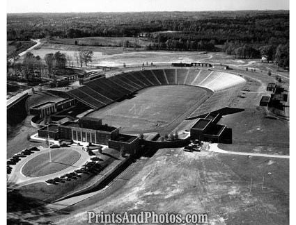 MARYLAND UNIVERSITY Stadium '50s Aerial 1535