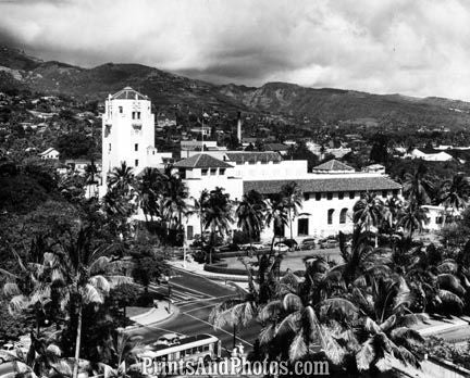 Honolulu HI City Hall 50s  1709