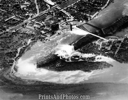Niagara Falls 1950s AERIAL  1787