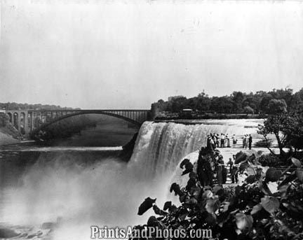 Niagara Falls From Goat Island  1791