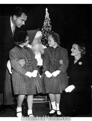 NIXON & Family 55 White House Christmas 1795