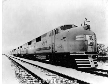 50s Railroad Aluminum Train  18950 50s Railroad Aluminum Train  18950