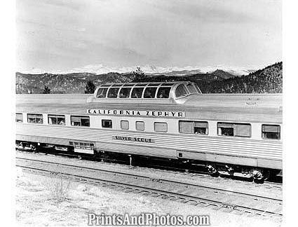 CA Zephyr Vista Dome Train  19110 CA Zephyr Vista Dome Train  19110