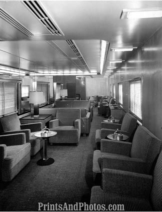 NY Central Train Interior 19550
