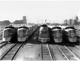 Santa Fe Streamliner Trains Chicago 19700