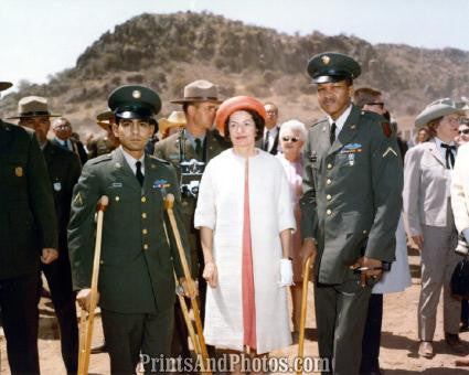 Lady Bird Johnson & Vietnam Vets  19790