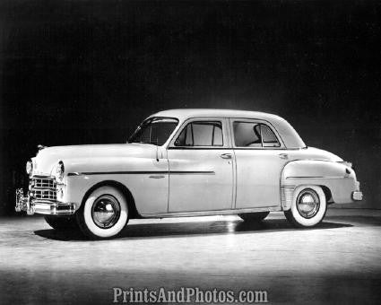1949 Dodge Cornet White Auto  2059 - Prints and Photos