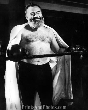 ERNEST HEMINGWAY Boxing  2154