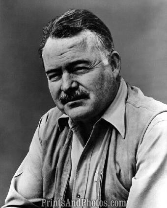 ERNEST HEMINGWAYPortrait  2163