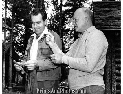 EISENHOWER & NIXON Fishing  2199