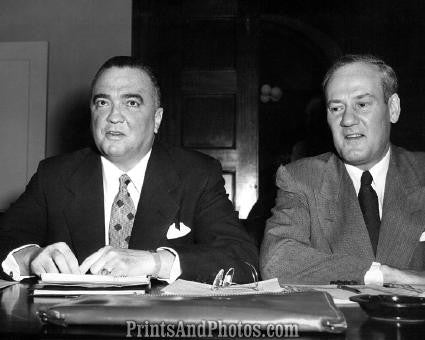 FBI J EDGAR HOOVER & Clyde Tolson  2222