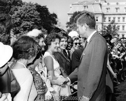 John F Kennedy & Crowd 63  2251