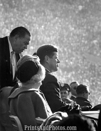 John F Kennedy & Crowd Army Navy Game 2258