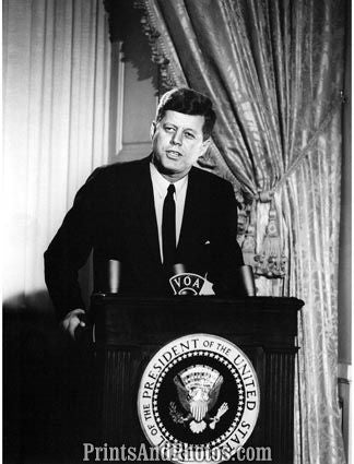 John F Kennedy at the Podium 2260