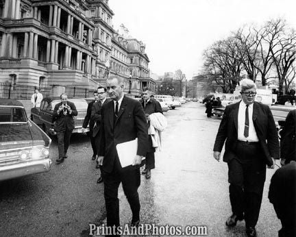 Kennedy Funeral LBJ Returns from Dallas 2295