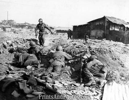 KOREA US ARMY Communist Fire 2302