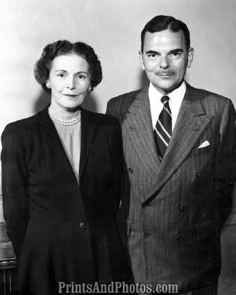 NY Gov THOMAS E DEWEY & Wife  2316