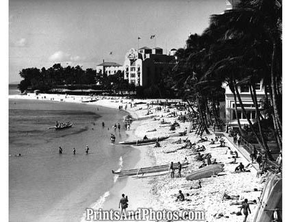 Waikiki Beach Oahu HAWAII  2375