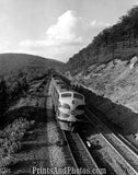 W B Erie Freight TRAIN 1950s  2410