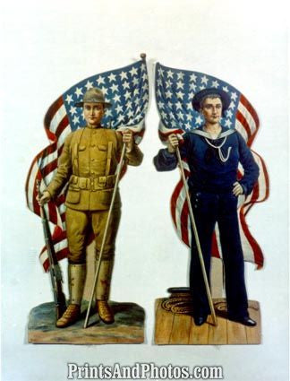 Military WW1 ARMY NAVY 2426