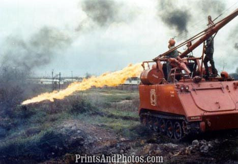 Vietnam Jungle Clearing Flame Thrower 2450